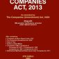 Companies Act, 2013 with Comments (Act No. 18 of 2013) (Pocket Size)