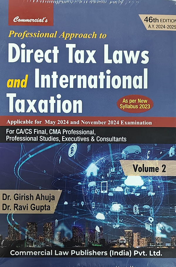 Direct Tax Laws & Intl. Taxation-Vol.2