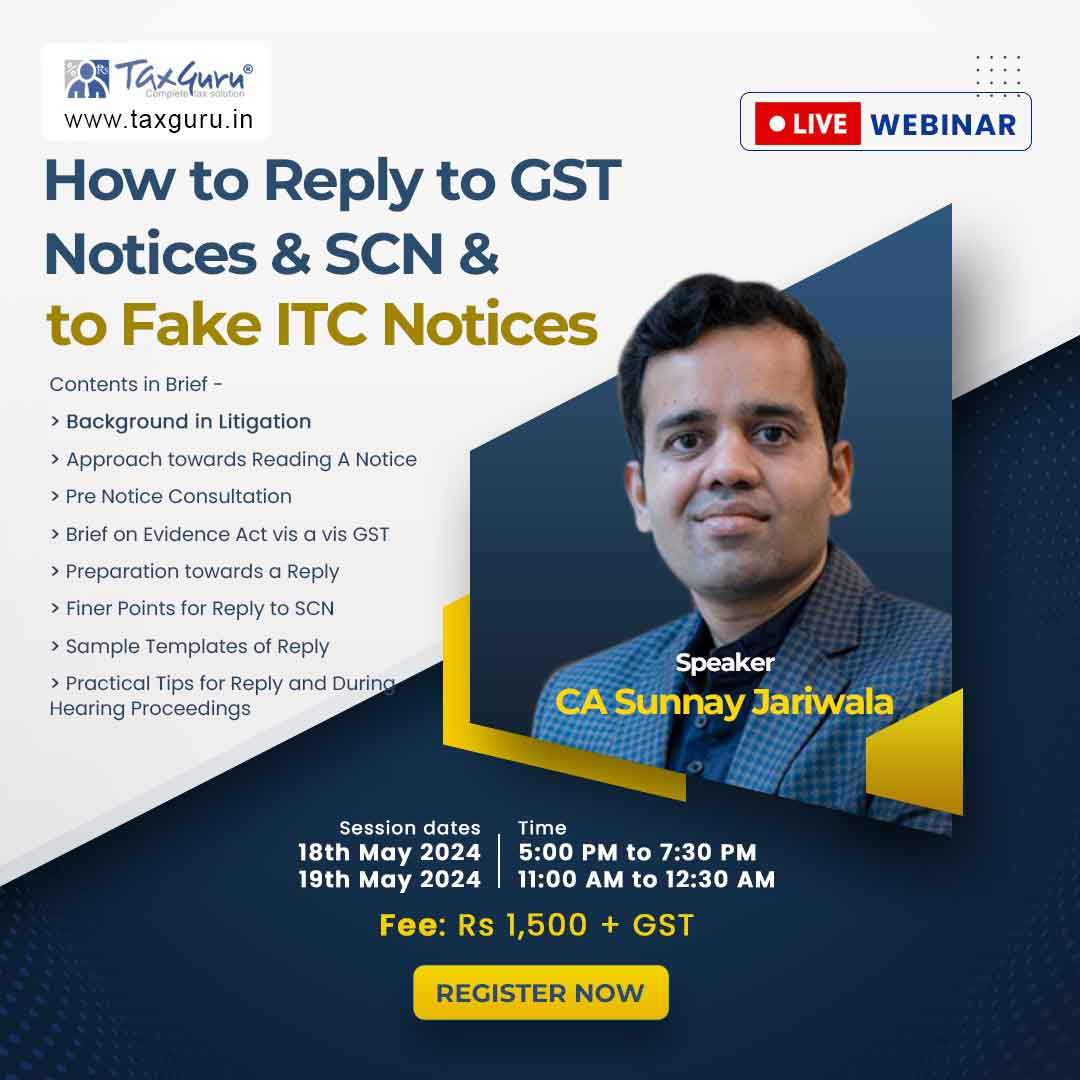 How to Reply to GST Notices & SCN & to Fake ITC Notices