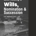 Law relating to WILLS, Nomination & Succession Front