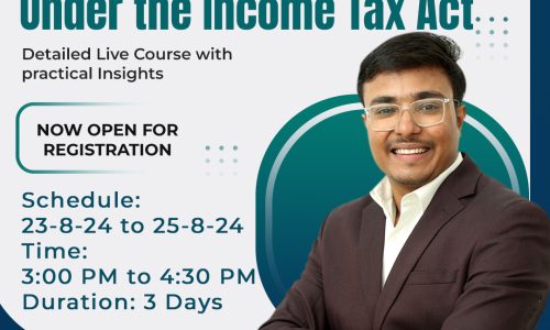 Master the Tax Audit Under the Income Tax Act: Detailed video Course with practical Insights