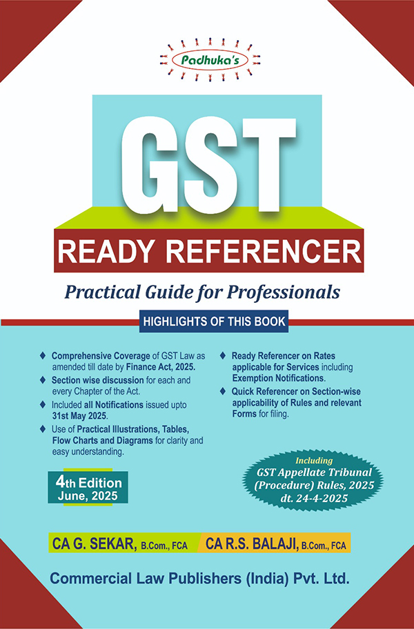 GST Ready Referencer - Practical Guide for Professionals