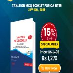 Taxation MCQ Booklet For CA Inter