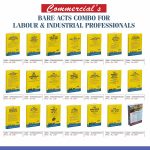 Combo of 21 Bare Acts for Labour & Industrial Professionals