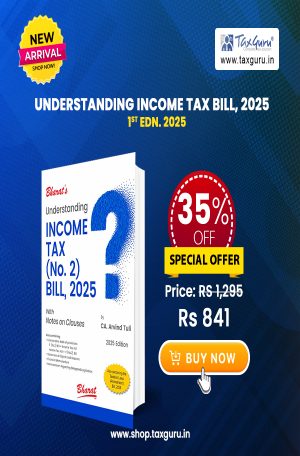Understanding INCOME TAX BILL, 2025