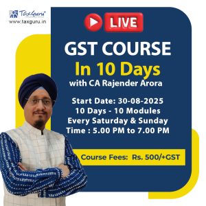 GST Course in 10 Days