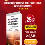 NextGen GST Reforms with Tariff, HSNs, Rates, Exemptions