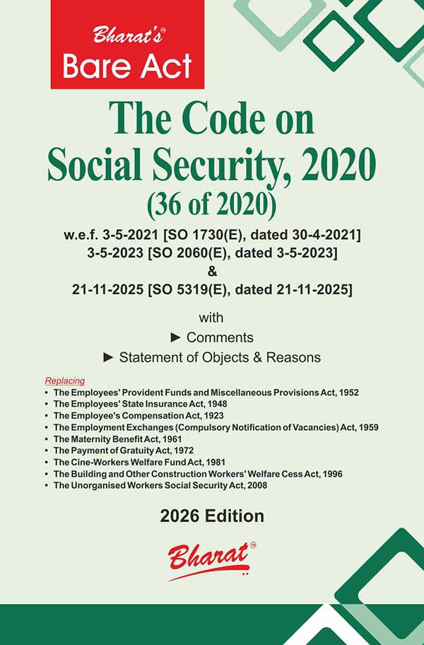 The Code on Social Security, 2020 (36 of 2020)