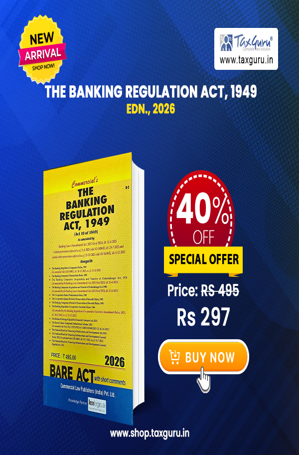 The Banking Regulation Act, 1949