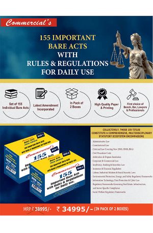 Set of 155 Individual Bare Acts Box