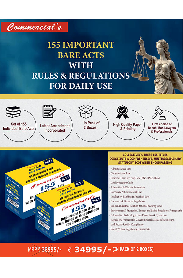 155-Imapotant-Bare-Act Set of 155 Individual Bare Acts Box