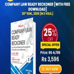 Company Law Ready Reckoner [with FREE Download]