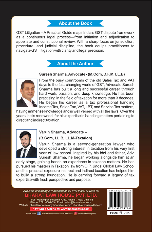 G S T Litigation – A Practical Guide