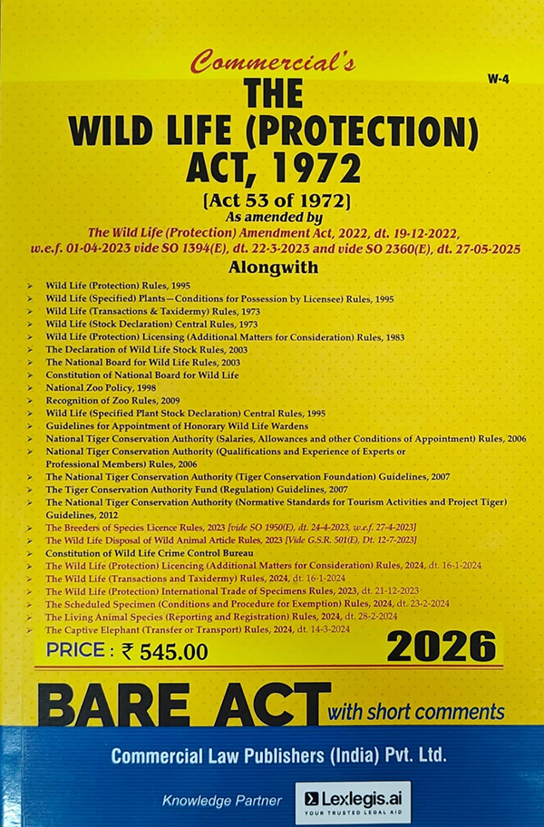 The Wild Life (Protection) Act, 1972