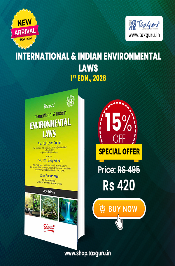 International & Indian Environmental Laws