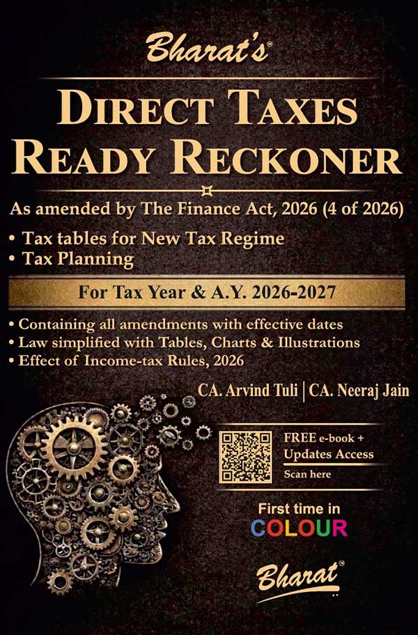 DIRECT TAXES READY RECKONER by Bharat