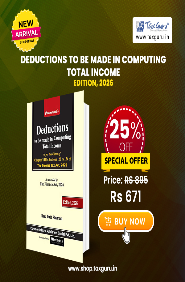 Deductions to be made in Computing Total Income