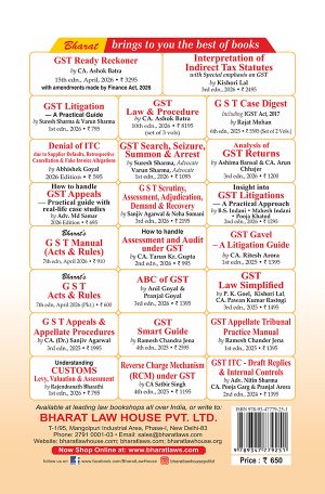 Practice Guide to GST Appellate Tribunal (Law & Procedures)