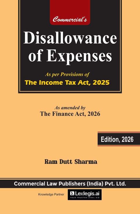 Disallowance Disallowance of Expenses | Edition 2026 | Ram Dutt Sharma