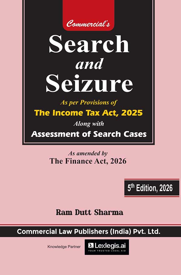 Search & Seizure as per Provisions of The Income Tax Act, 2025