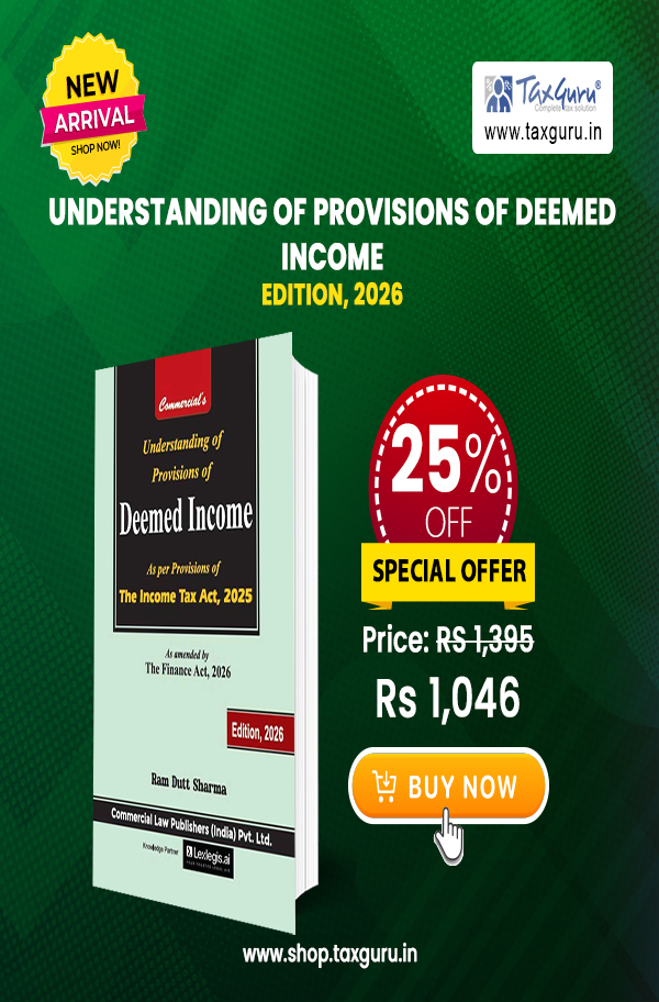 Understanding of Provisions of Deemed Income