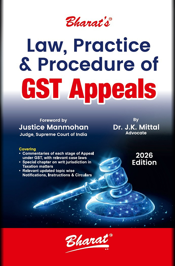 Law, Practice & Procedure of GST Appeals - Front