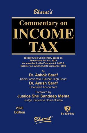 Commentary on INCOME TAX (Set of 2 Volumes)