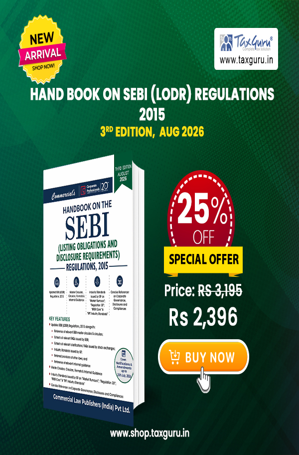 Hand Book on SEBI (LODR) Regulations 2015