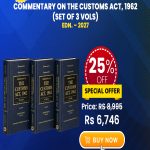 Commentary on The Customs Act, 1962 (Set of 3 Vols)