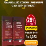 FEMA and Allied Economic Laws Manual (2 Vol Set) – Edition 2027
