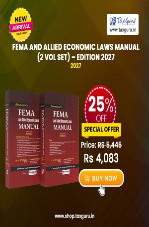 FEMA and Allied Economic Laws Manual (2 Vol Set) – Edition 2027