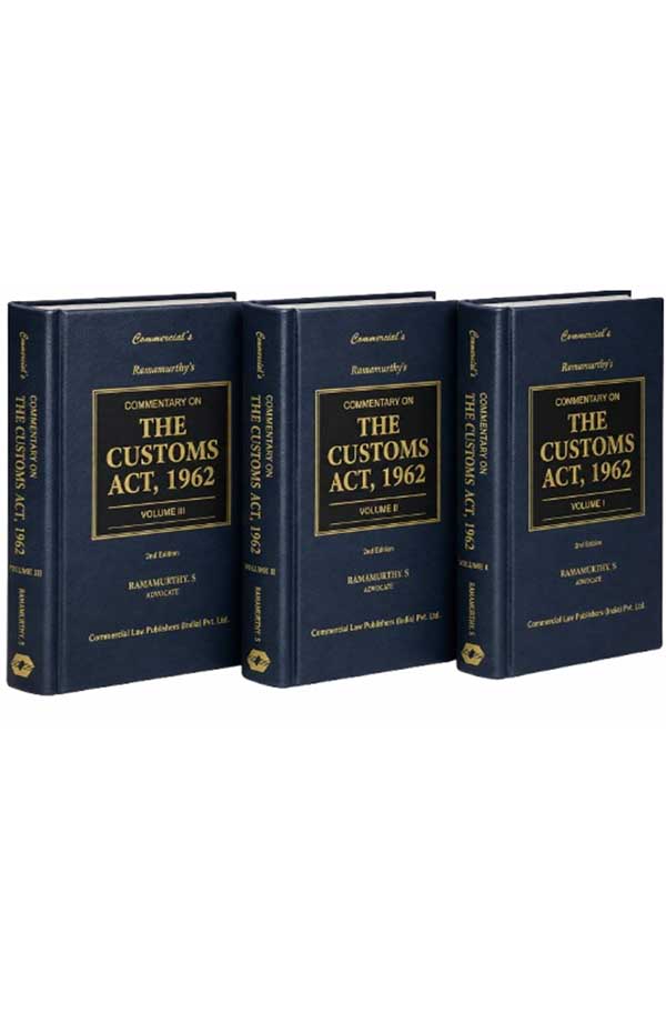 Commentary on The Customs Act, 1962 (Set of 3 Vols)