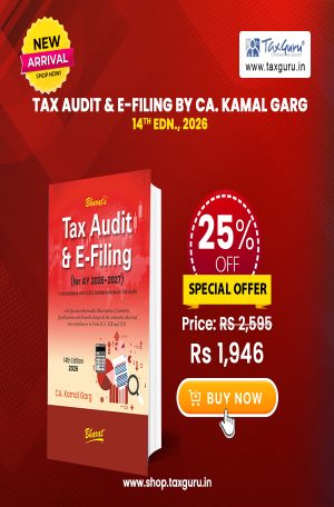 Tax Audit & e-Filing By CA. Kamal Garg
