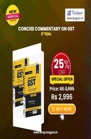 Concise Commentary on GST