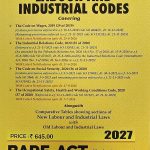New Labour & Industrial Codes (Bare ACT)