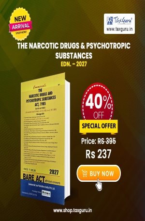 The Narcotic Drugs & Psychotropic Substances