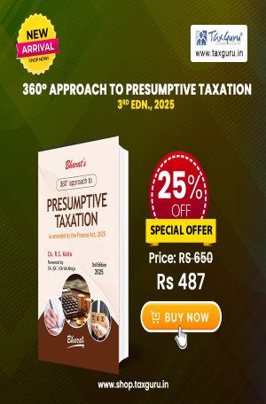 360° Approach to Presumptive Taxation