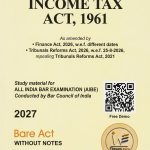 Income Tax Act, 1961 - Bare Act