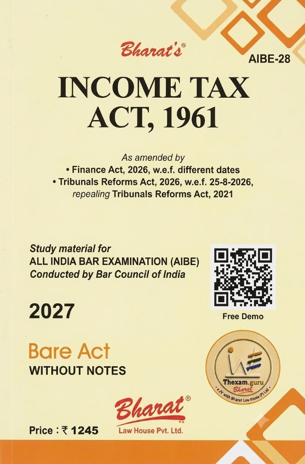 Income Tax Act, 1961 - Bare Act Income Tax Act, 1961 - Bare Act